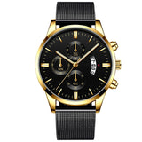 Business Luxury Gifts for Men, Mesh Band Quartz Watch
