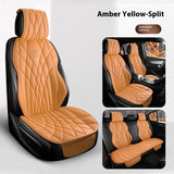 Universal Leather Car Seat Cover – Semi-surrounded Design for Vehicles