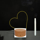 3D Acrylic Handwriting Message Board LED Light, Creative Note Lamp