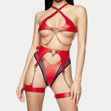 Personality Shapewear, Leather Underwear Suit