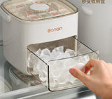 Portable Ice Cube Tray with Lid – Easy Release Freezer Mold