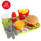 DIY Assembly Simulation, Children's Hamburger Play House Toy