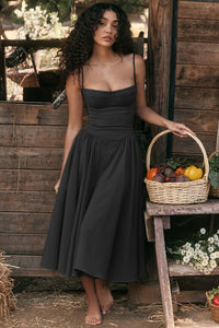 Summer Elegant Low-cut, Slim Backless Sling Dress for Women, Clothing Party Evening, Suspender Dress