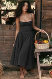 Summer Elegant Low-cut, Slim Backless Sling Dress for Women, Clothing Party Evening, Suspender Dress