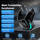 AI Voice Translation Headphones, Chinese-English Real-time Conversation, Ultra-clear Audio