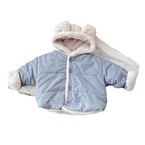 Children's Fleece-lined Furry Coat