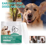 Pet Ear Cleaning, Cat Dog Ear Mite Earwax Care, Meatus Acusticus Cleaning Finger Stall