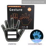 Car Gesture Finger Lights, Vehicles' Multifunction Prompt Warning, Decorative Gadgets