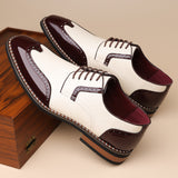 Men’s Premium Pointed Toe Leather Shoes – Breathable & Comfortable Formal Style