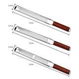 Wooden Handle Stainless Steel Cheese and Chocolate Grater