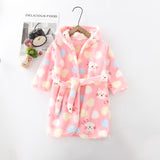 Men and Women's Hoodie, Coral Velvet Night-robe, Home Clothes Flannel