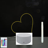 3D Acrylic Handwriting Message Board LED Light, Creative Note Lamp