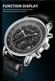 Sports Fashion Six-pin Multi-function Belt, Men's Quartz Watch