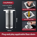 Washbasin Leaking Plug, Bounce Core Drainer Accessories with Strainer