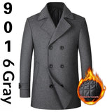 Trendy Fashion, Double-breasted Lapel Mid-length, Men's Peaky-B Wool Coat
