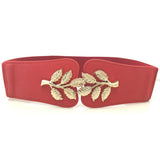 Waist Elastic Belt for Decorative Dress, A Sweet Pair of Buckles