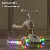 Children's Multifunctional Music Flash Scooter