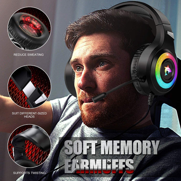 Computer Gaming Headset with Microphone
