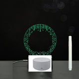 3D Acrylic Handwriting Message Board LED Light, Creative Note Lamp