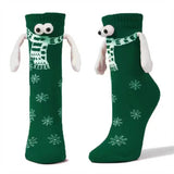 Couple Magnetic Handle Cute Christmas Socks