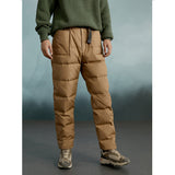 Men’s White Goose Down Pants – Thick & Warm Winter Wear