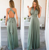 Long Party Gown, Club Floor-length Summer Backless Maxi Dress, Multiway Bridesmaids Boho Women's Vestidos
