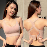 Accent Sports Bra with Fixed Shoulder Strap