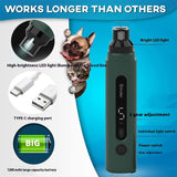 Electric Pets Nail Piercing Device for Dogs and Cats, Adjustable Speed Light Pet Products