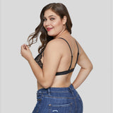Floral Lace, Plus Size, Bra