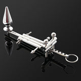 Stainless Steel Catheter, Anal Locking Chastity Device