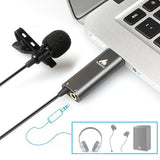 USB Condenser, Lavalier Microphone