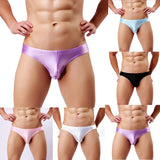 Men’s Low-rise Solid Briefs – Soft Nylon Blend Underwear