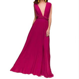 Long Party Gown, Club Floor-length Summer Backless Maxi Dress, Multiway Bridesmaids Boho Women's Vestidos