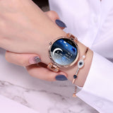 Fashion Smart Watch, Waterproof Wearable Heart Rate Monitor, Sports Device for Women, Ladies' Smartwatch