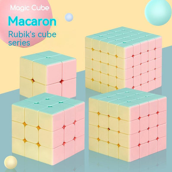 Holy Hand Legend Macaron Color, Third-level Fun Introduction 2345-level Fidget Magic Cube, Educational Toys