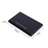 2.5-Inch USB 3.0 External HDD SSD Enclosure Aluminum Hard Drive Case SATA, No Storage Included