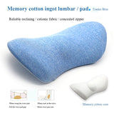 Lumbar Support Pillow for Side Sleepers and Pregnancy – Ergonomic Back Support Cushion for Chair and Car Seat