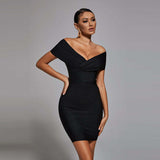 Graceful European and American, Evening Dress, Birthday Party Short Skirt