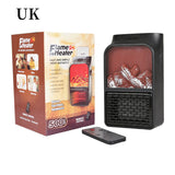 Mini Flame Heater – Portable Electric Room Warmer Multifunction Device
