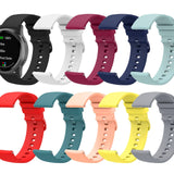 Solid Color Universal Buckle Silicone Watch Strap (Pack of 2)