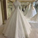 Women's Fashion Lace, Muslim Wedding Dress