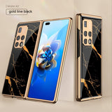 Foldable Screen Phone Case All-inclusive Electroplated Glass Shell