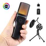RGB Wireless Desktop Noise Reduction Game Microphone