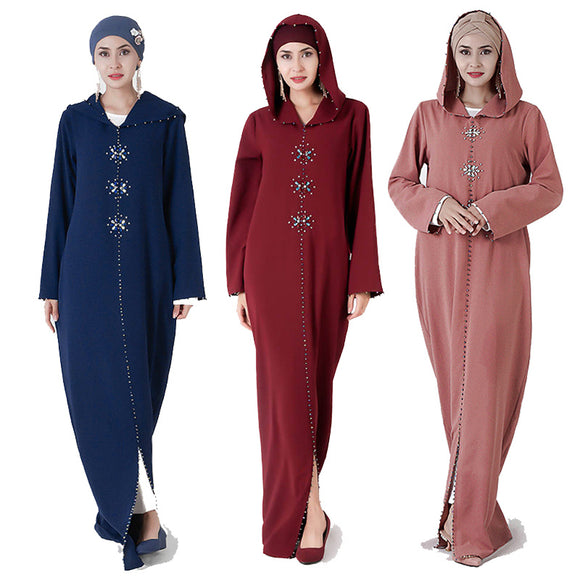 Traditional Eurasia Muslim Hijab Dress