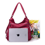 Women's Designer Waterproof Bylon Cloth Crossbody Large Capacity Shoulder Tote Bag