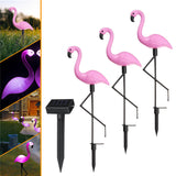 Flamingo Lawn Solar Lamp, Garden Waterproof Yard Lights