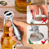 Creative Fish Handle Metal Beer Bottle Opener, Bar Accessories Tools, Beer Openors, Gift Ideas, Kitchen Gadgets