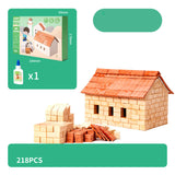 Mini Brick House Building DIY Toy