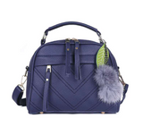 Hair ball pendant shoulder bag for her