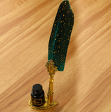 Quill Calligraphy England European Goose Feather Set, Student Ink Dip Pen